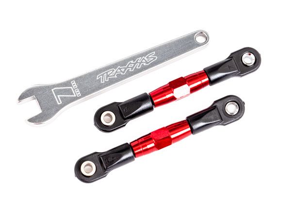 Traxxas Camber links, rear Red