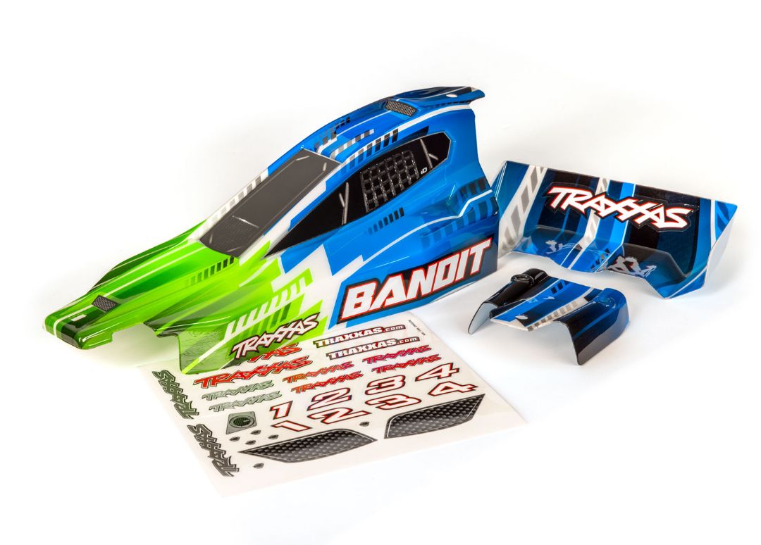 Traxxas Body, Bandit (Also Fits Bandit VXL),Green (Painted, Decals Applied)