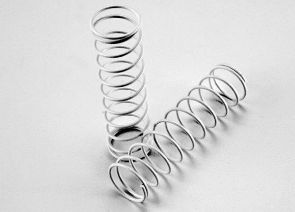 Traxxas Rear Shock Springs (White) (2) - Click Image to Close