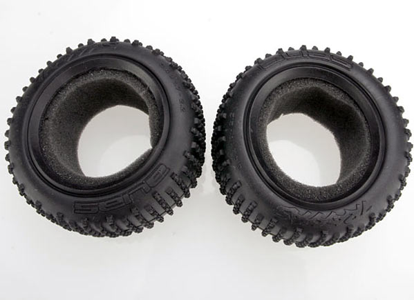 Traxxas Tires, Alias 2.2" (rear) (2)/ foam inserts (Bandit) - Click Image to Close