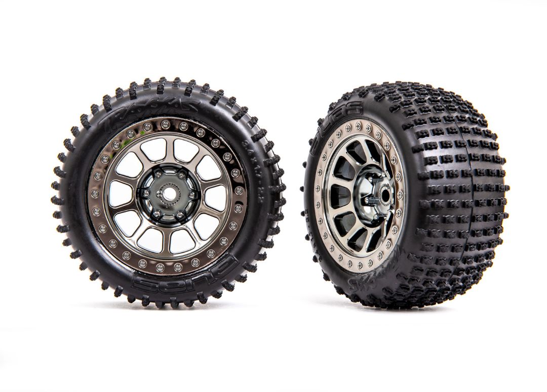 Traxxas Tires & wheels, assembled (2.2
