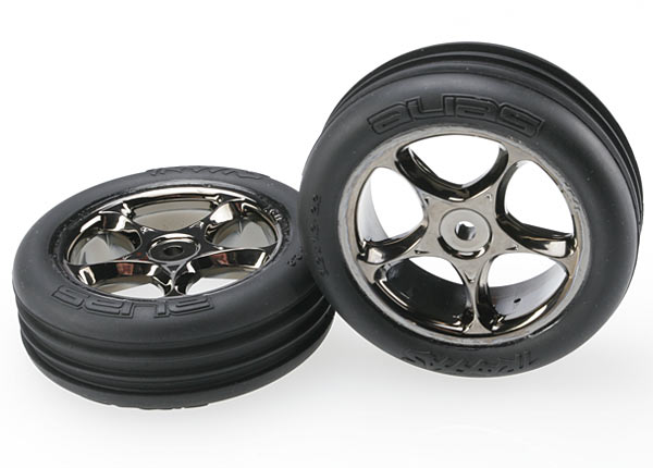 Traxxas Tires & wheels, assembled (Tracer 2.2