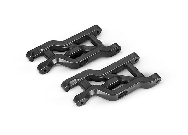 Traxxas Suspension arms, black, front, heavy duty (2)