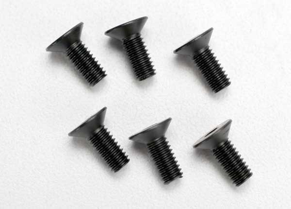 Traxxas 4x10mm Flat Head Screws (6) - Click Image to Close