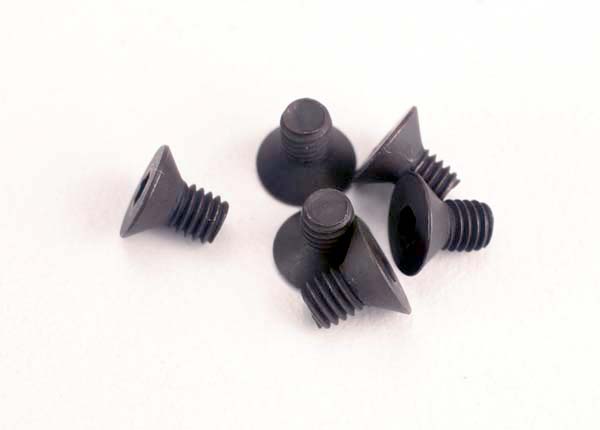 Traxxas Screws, 3x5mm Countersunk Machine (6) (Hex Drive)