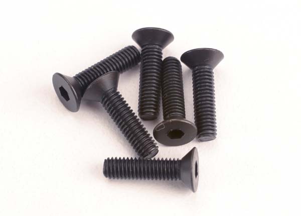 Traxxas 3X12mm Flat Head Screws (6)