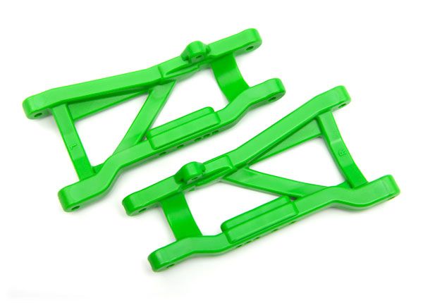 Traxxas Suspension arms, rear (green) (2) (heavy duty, cold weather material)