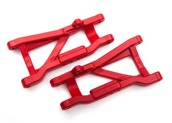 Traxxas Suspension arms, rear (red) (2) (heavy duty, cold wea - Click Image to Close
