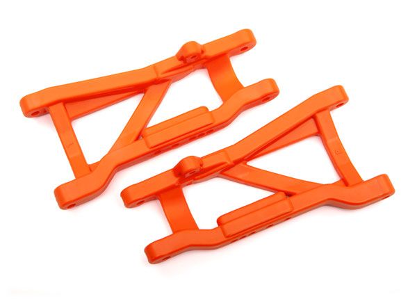 Traxxas Suspension arms, rear (orange) (2) (heavy duty, cold weather material)
