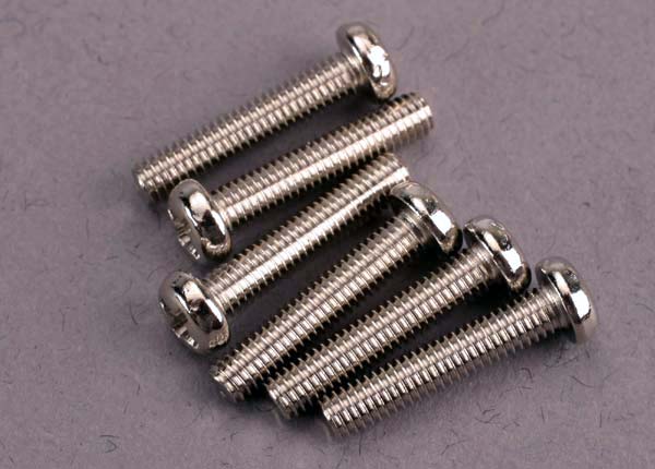 Traxxas 3x15mm Button Head Screws (6) - Click Image to Close