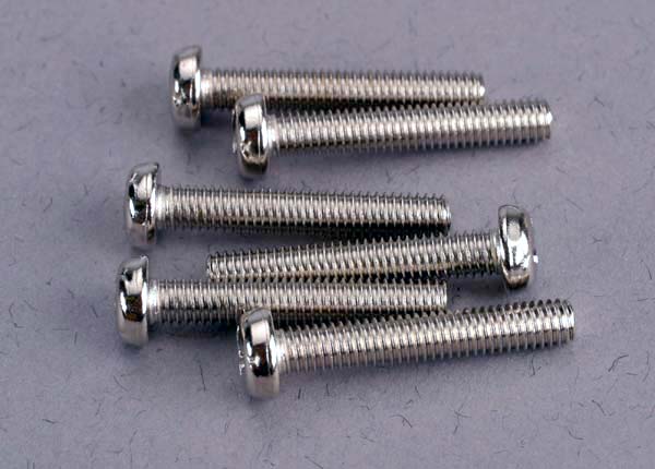 Traxxas 3x18mm Button Head Machine Screw (6) - Click Image to Close