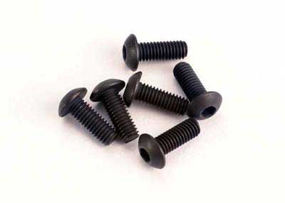 Traxxas 3x8mm Button Head Hex Screw (6) - Click Image to Close