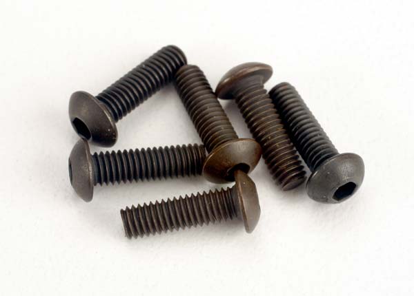 Traxxas 3x10mm Button Head Screws (Hex Drive) (6) - Click Image to Close