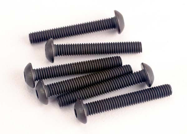 Traxxas 3X20mm Button Head Screws (Hex Drive) (6) - Click Image to Close