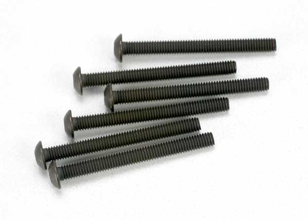 Traxxas 3x30mm Button Head Machine Screws (6) - Click Image to Close