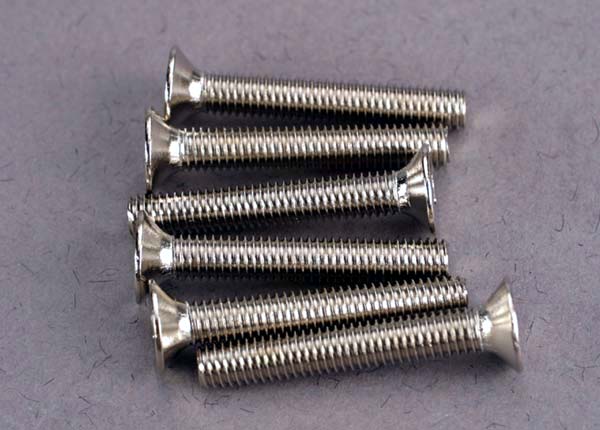 Traxxas 3x20mm Flat Head Phillips Screw (6)