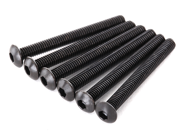 Traxxas 3x27mm Button-Head Machine Screws (6) - Click Image to Close