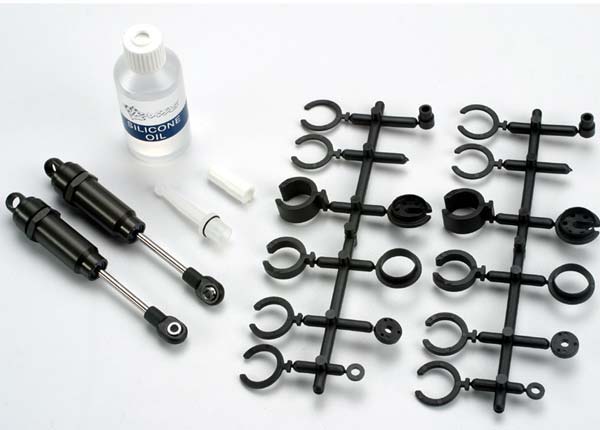 Traxxas Hard Anod. PTFE-Coated Big Bore Frt Shock Set (Long)