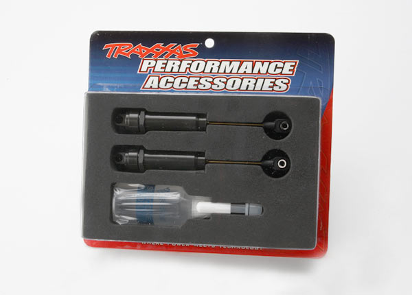 Traxxas Hard Anod. PTFE-Coated Big Bore Rr Shock Set (XX-Long) - Click Image to Close