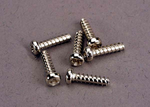 Traxxas 2.6x10mm Button Head Self-Tapping Screw (6) - Click Image to Close