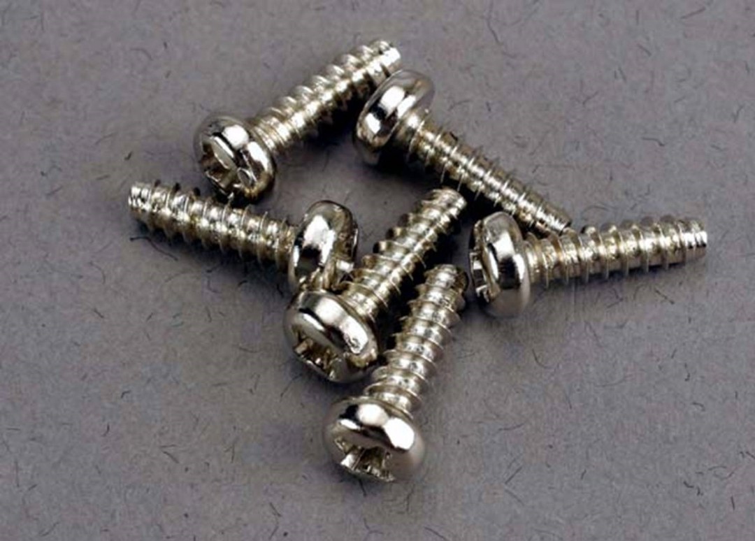 Traxxas Screws, 3x10mm Roundhead Self-Tapping (6)