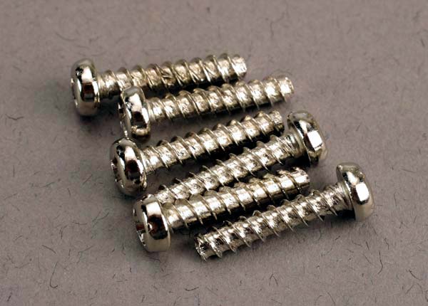 Traxxas Screws, 3x14mm Roundhead Self-Tapping (6)