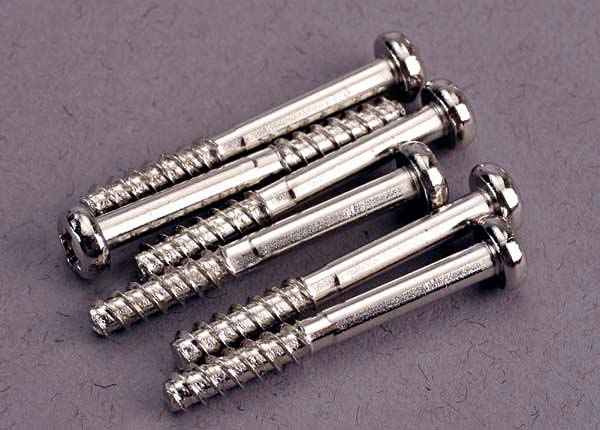 Traxxas Screws, 3x24mm Roundhead Self-Tapping (With Shoulder) (6)