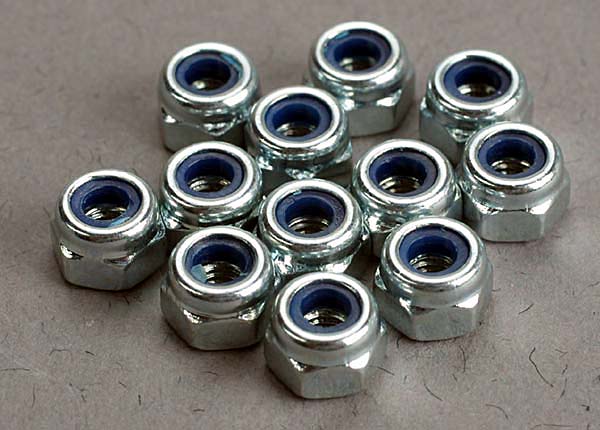 Traxxas 3mm Nylon Locknut (12) - Click Image to Close