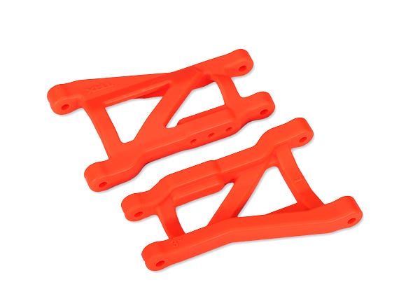 Traxxas Suspension arms, orange, rear, heavy duty (2)