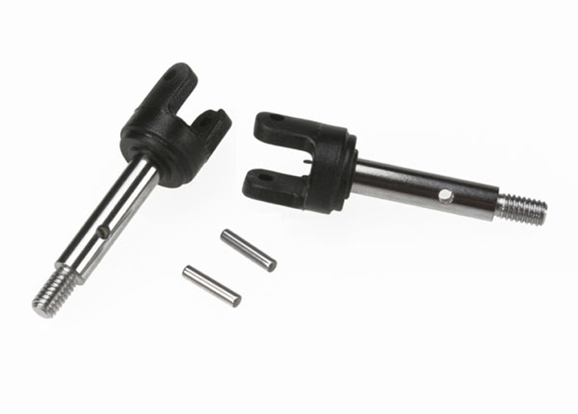 Traxxas Rear Stub Axles (2) (VXL) - Click Image to Close