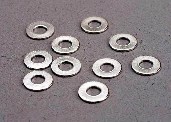 Traxxas Washers, 3x7 Flat Metal (10)