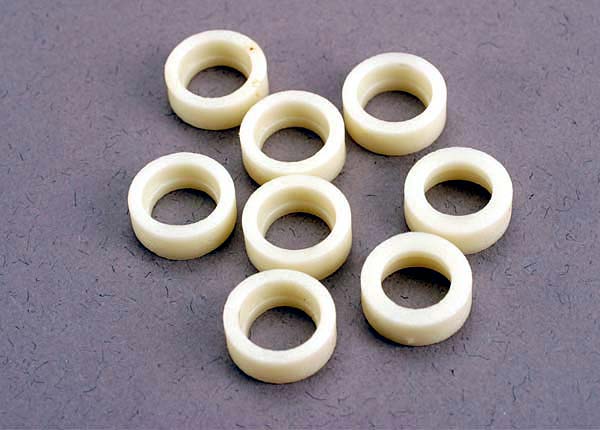 Traxxas Bearing adapters (8) (allows use of lighter 5x8mm brngs)