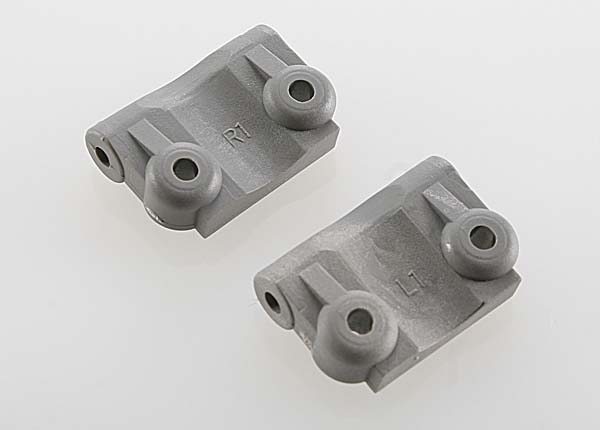 Traxxas - Mounts, suspension arm (rear) (+/- 1°) (l&r) (grey) - Click Image to Close