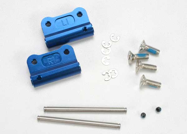 Traxxas Mounts, Suspension Arm (Blue-Anodized 6061-T6 Aluminum)