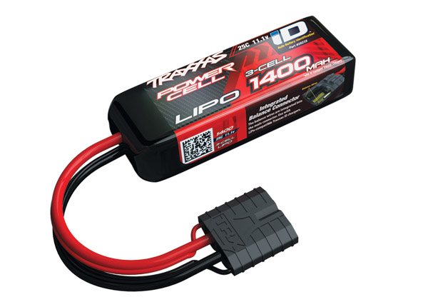 Traxxas 1400mAh 3S 11.1V 25C LiPo iD Connector Soft Case