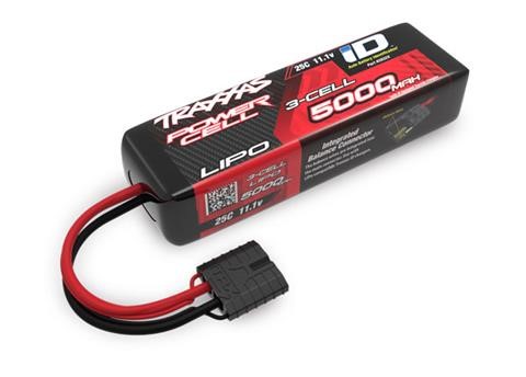 Traxxas 5000mAh 3S 11.1V 25C LiPo iD Connector Soft Case - Click Image to Close