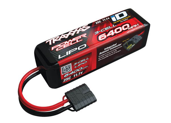 Traxxas 6400mAh 3S 11.1V 25C LiPo iD Connector Soft Case