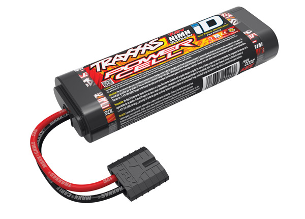 Traxxas Power Cell 3000mah 7.2V NiMH iD Plug - Click Image to Close