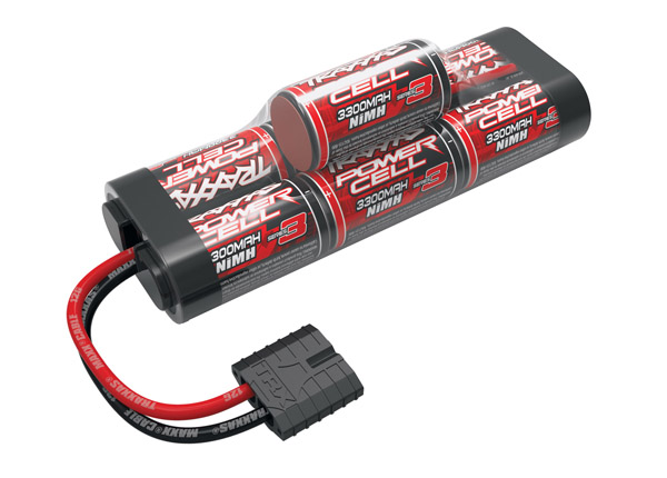 Traxxas Series 3 Power Cell 3300mAh 8.4V NiMH iD Plug Hump - Click Image to Close