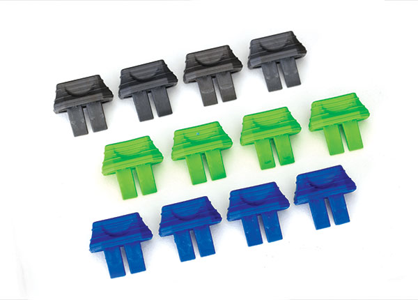 Traxxas Battery charge indicators (green (4), blue (4), grey(4)) - Click Image to Close