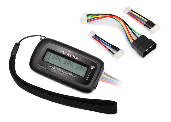 Traxxas LiPo cell voltage checker/balancer (includes #2938X ada - Click Image to Close