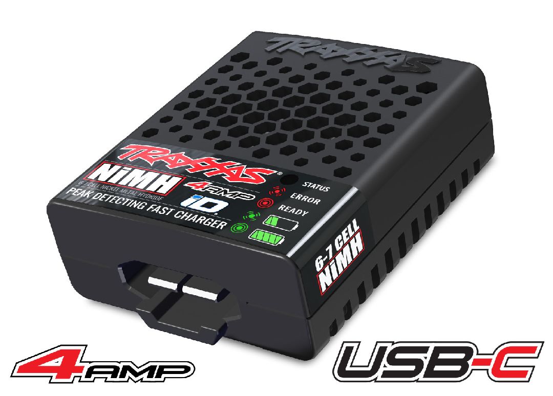 Traxxas USB-C NiMH-Only Charger, 40W with iD