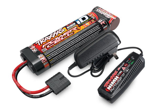 Traxxas AC Charger with 3000mAh 8.4V NiMH Completer Pack - Click Image to Close