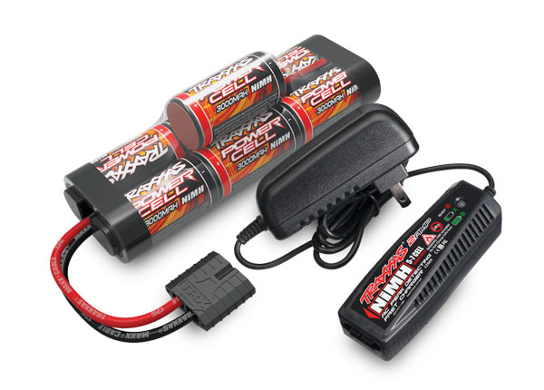 Traxxas Battery/charger completer pack (includes TRA2969 2-amp NiMH peak detecting AC charger (1),TRA2926X 3000mAh 8.4V 7-cell NiMH battery (1))