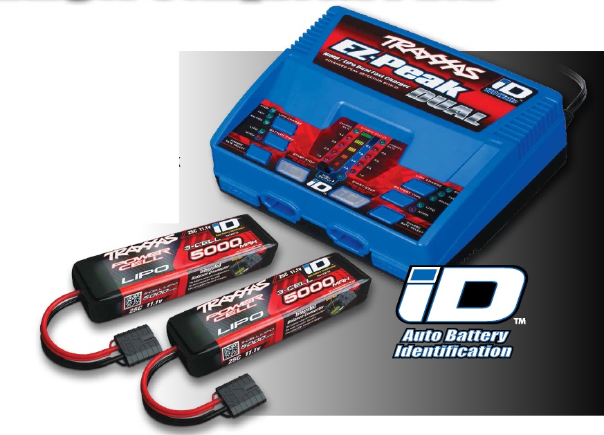 Traxxas EZ-Peak Dual 3S Completer Pack with 2x 5000mAh LiPo - Click Image to Close