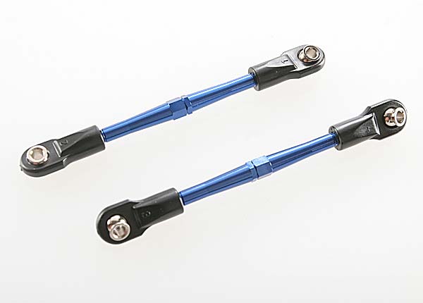 Traxxas 59mm Aluminum Turnbuckle Toe Link (Blue) (2) - Click Image to Close