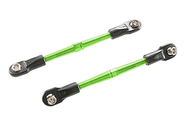 Traxxas 59mm Aluminum Turnbuckle Toe Link (Green) (2)