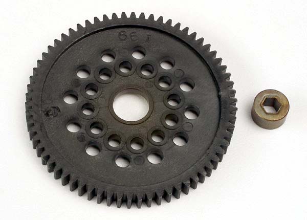 Traxxas 66T Spur Gear 32 Pitch with Bushing - Click Image to Close