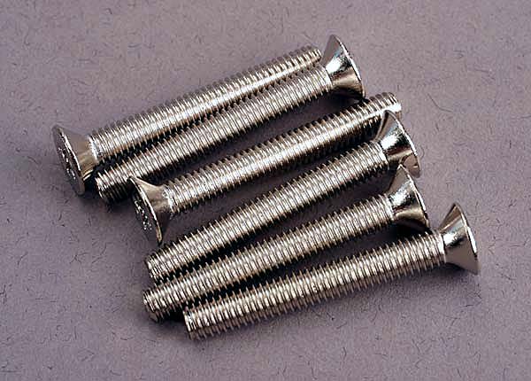 Traxxas Screws, 4x30mm Countersunk Machine (6) - Click Image to Close