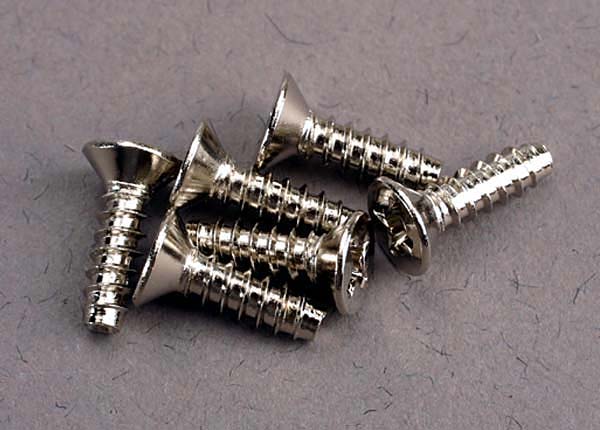 Traxxas Screws, 3x10mm Countersunk Self-Tapping (6)